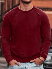 Zonbailon men’s t-shirt solid color crew neck moisture wicking breathable shirt