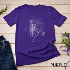 Graphic Abstract Lines Gift Design Idea Architecture T-Shirt Unisex T-shirt