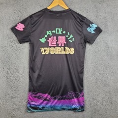 Porter Robinson Galaxxxy Worlds Tour T-Shirt Mens Small Black EDM Graphic Tee