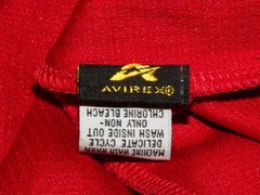 Avirex Red Sleeveless Baseball Jersey 3X Kanji Back Vintage Streetwear
