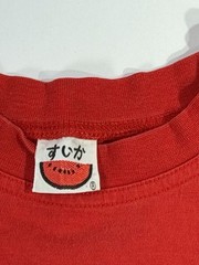 Ahiru No Pekkle Embroidered Duck T Shirt Red Japanese Kawaii Sanrio Tee