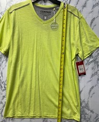 Company Eighty One Mens Lemon Ice V-Neck T-Shirt Large Super Soft Cotton Blend