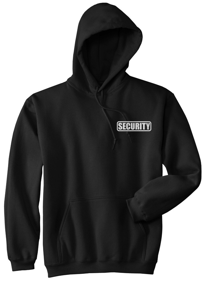 Security hoodie, REFLECTIVE LOGO, Party bouncer, Security guard