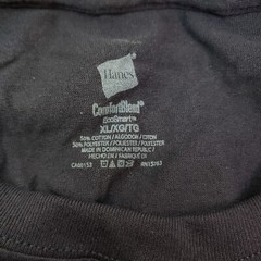 Hanes Mens Size XL Navy Blue Comfort Blend Eco Smart Short Sleeve Crew T Shirt