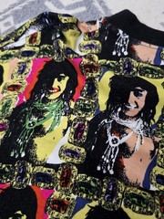 Vintage Michiko Koshino Pop Art Portrait All Over Print Long Sleeve Shirt Mens M