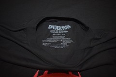 Spider-Man Across The Universe Mens Red Splatter Logo Shirt New 3XL