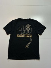Def Jam Recordings 40th Anniversary Since 1984 Black/Gold Graphic T-Shirt Sz. S