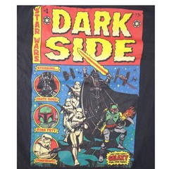 Star Wars Fifth Sun Mens Black Dark Side Comic Graphic Darth Vader Boba M