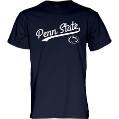 Blue 84 Mens Penn State Nittany Lions T-Shirt Cursive Team Color Team Color