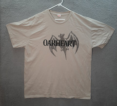 Bacardi Oakheart Shirt Adult 2XL XXL Tan College Tee Party University Bartender