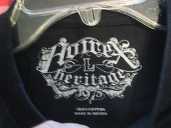 Avirex FLY TO DEATH SKELETON TEE NEW WITH TAGS 2008
