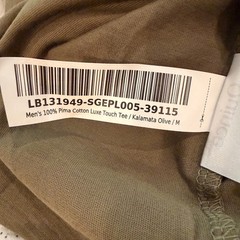 Quince Tee Set 100% Pima Cotton Luxe Touch Long Sleeve Lot of 2 Olive Navy NWOT