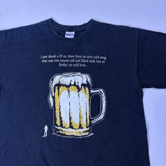 Shorty Smalls OKC Mens Large Funny Bar Restaurant T Shirt ‘Where’s The Bathroom’