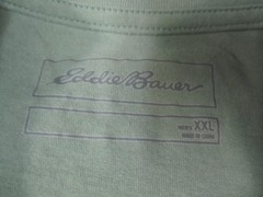 Eddie Bauer Shirt Mens 2XL Green Originals Since 1920 Mountain Graphic Tee