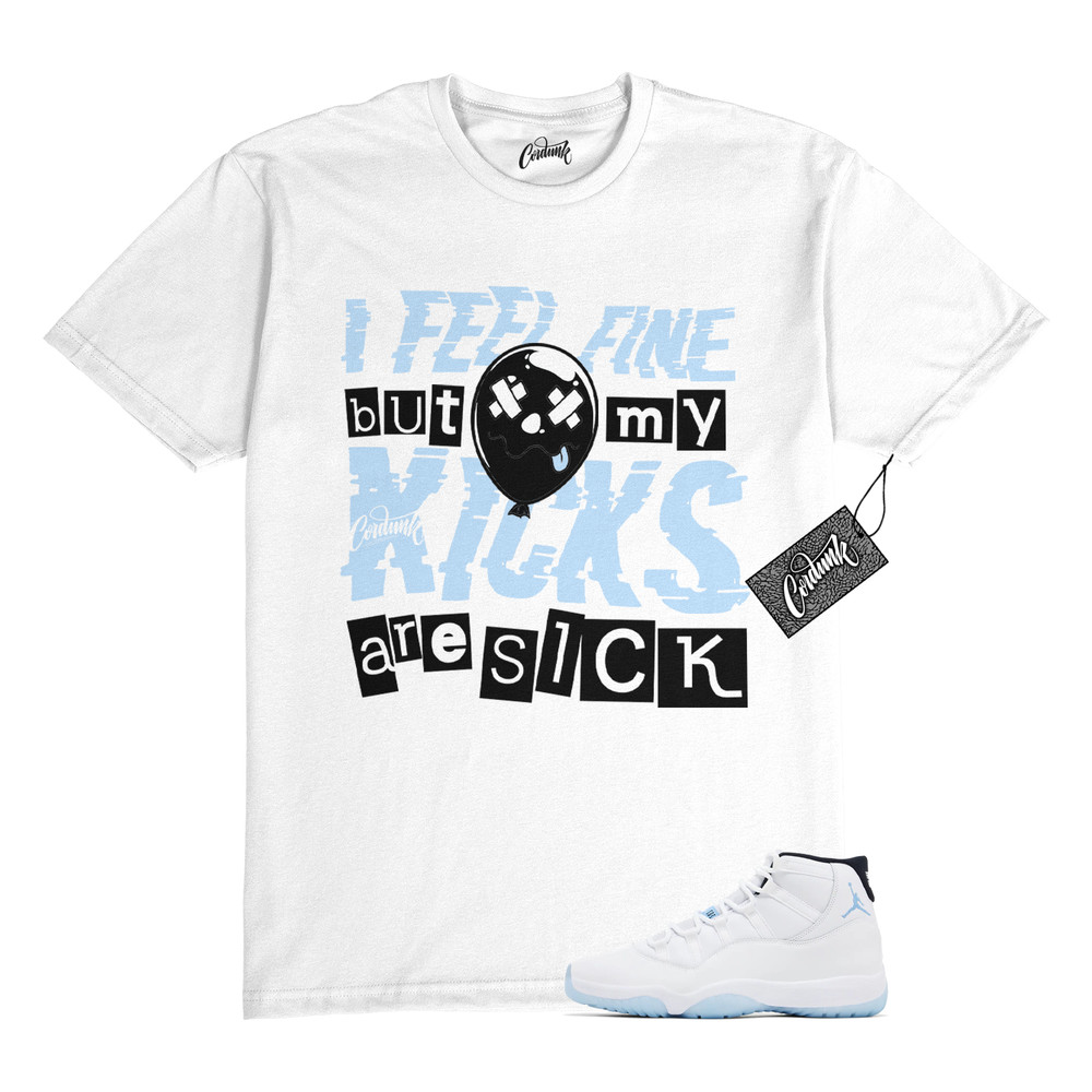 11 Legend Blue 2024 Black White T Shirt to Match SICK