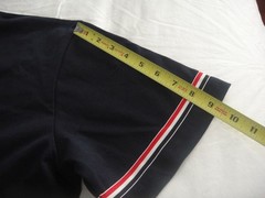 THOM BROWNE Men’s Classic T-Shirt Navy Blue Color TB3 Size Large, NWOT