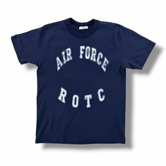 Vintage Air Force ROTC T-Shirt Navy Blue Size Large Single Stitch 90s
