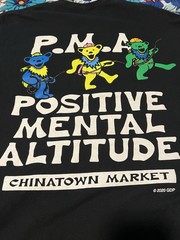 Chinatown Market x Grateful Dead Men’s PMA T Shirt Sz L Dancing Bear Black