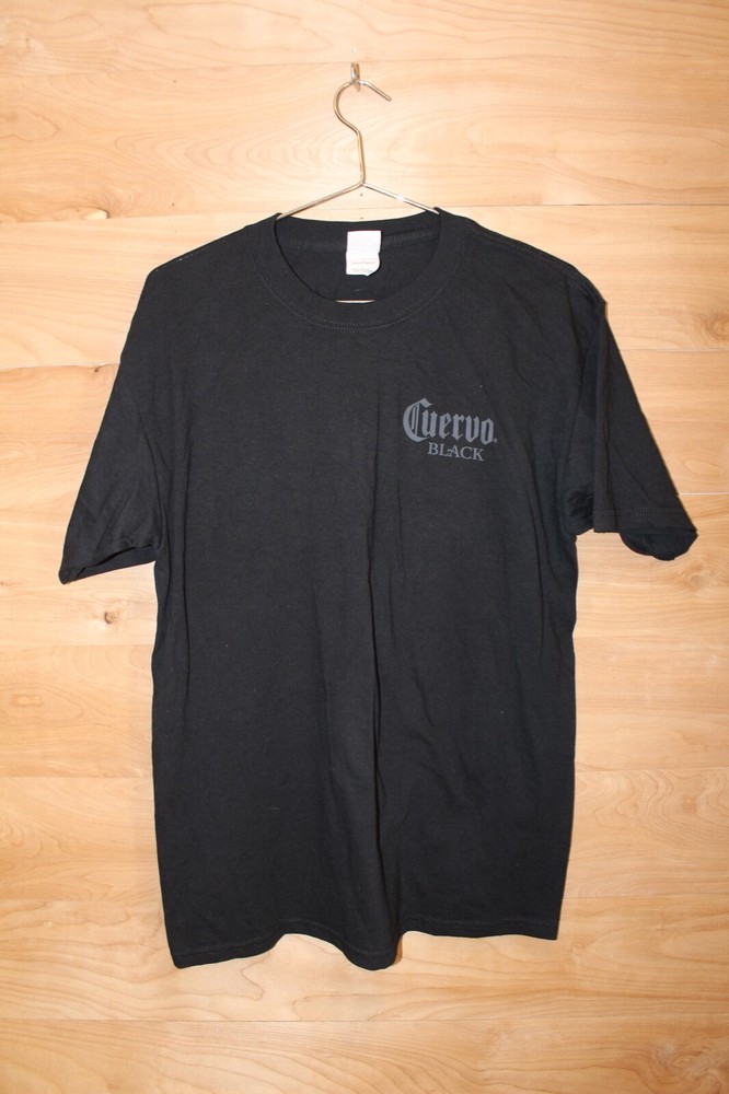 Hanes Heavyweight Cuervo Black Tequila T-Shirt Large NWOT