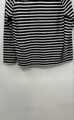 Mr. P Mr. Porter Long Sleeve Striped Tee Shirt Men’s Large White Black