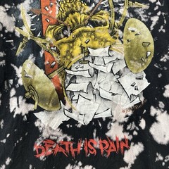 Metallica Life In Pain Bleach Wash Black Size MD