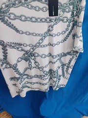 Fashion Nova Shirt 3XL XXL ‘Locked In You Embrace’ Tunic Chain Tee Tshirt