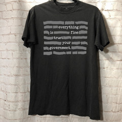 New Limited T-Shirt: “Everything Is Fine” Trust Your Government, Conspiracy Theo