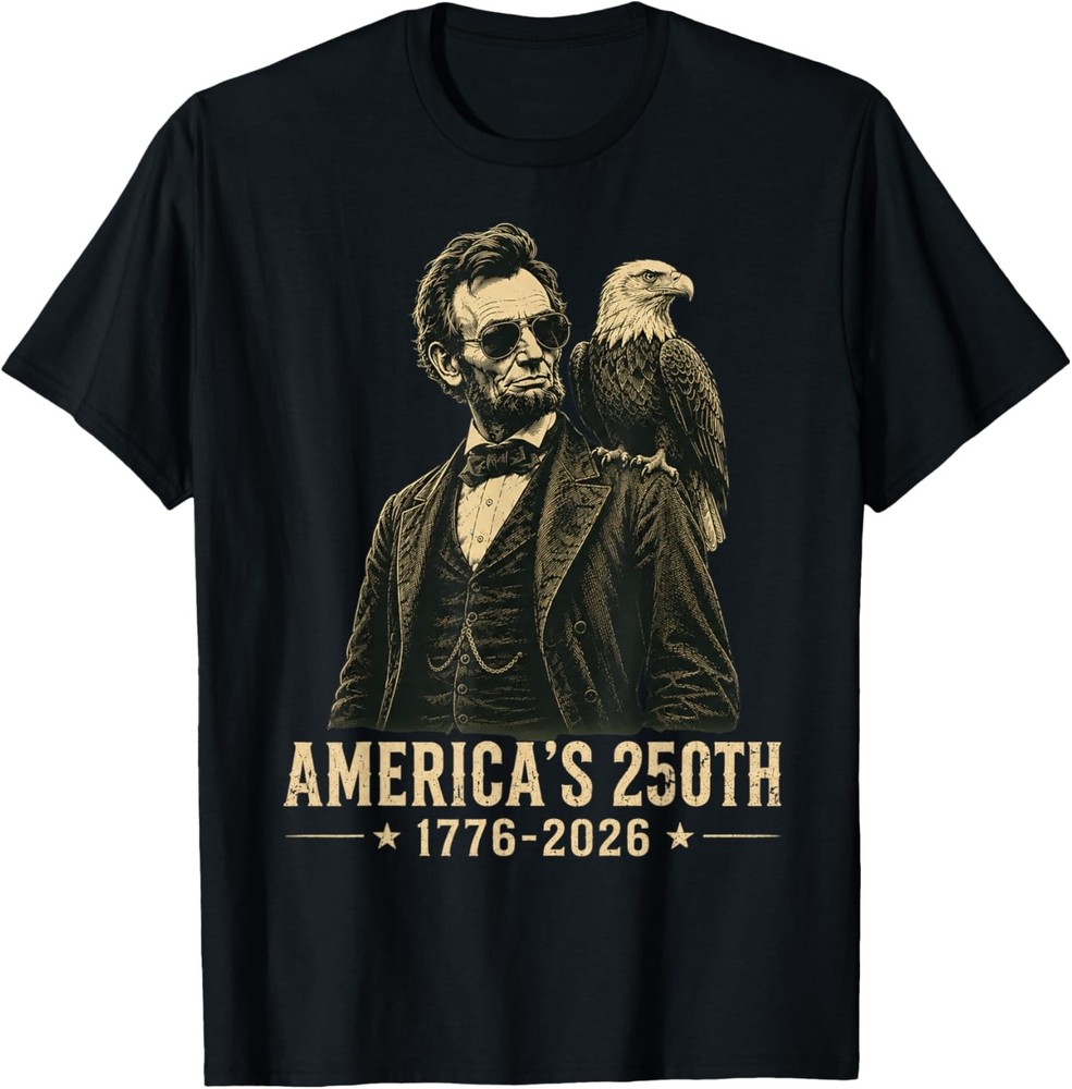 250 Anniversary USA Men Women 250th Anniversary USA Lincoln T-Shirt