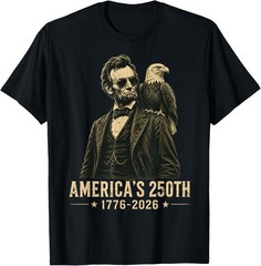 250 Anniversary USA Men Women 250th Anniversary USA Lincoln T-Shirt