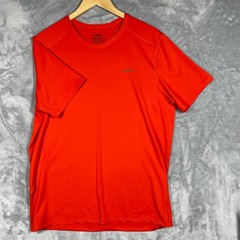 Patagonia Mens Capilene Daily T-Shirt Orange Short Sleeve Athletic 45600 Size L