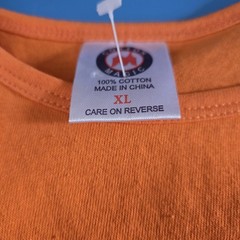 Y2K Vintage Hawaii Surf T Shirt Orange XL Altered Sleeveless See