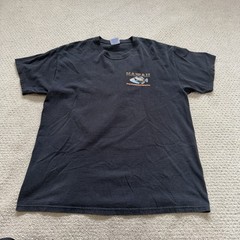 Vintage Hawaii Trigger Fish Black T-Shirt Mens L Humuhumunukunukuapuaa