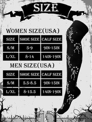 4 Pairs Halloween Socks Women Men Knee High Compression Socks for Halloween N…