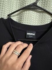 Disciple Round Table Long Sleeve Shirt Medium Black Graphic