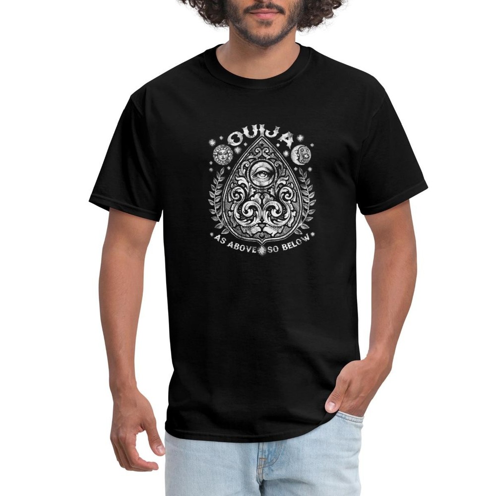 Ouija Board Planchette As Above So Below Men’s T-Shirt