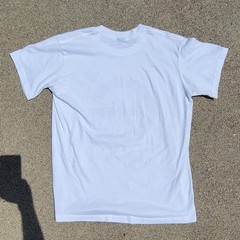 Vtg 80s Nike Swoosh Running Race Get In Gear T-shirt Single Stitch White Med USA