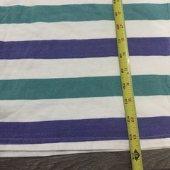 Vintage 90s Disney Blizzard Beach T Shirt Striped Graphic Size XS Water Park AOP