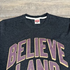 Homage Mens Cleveland Cavaliers T-Shirt Medium Gray BelieveLand Flawless B15