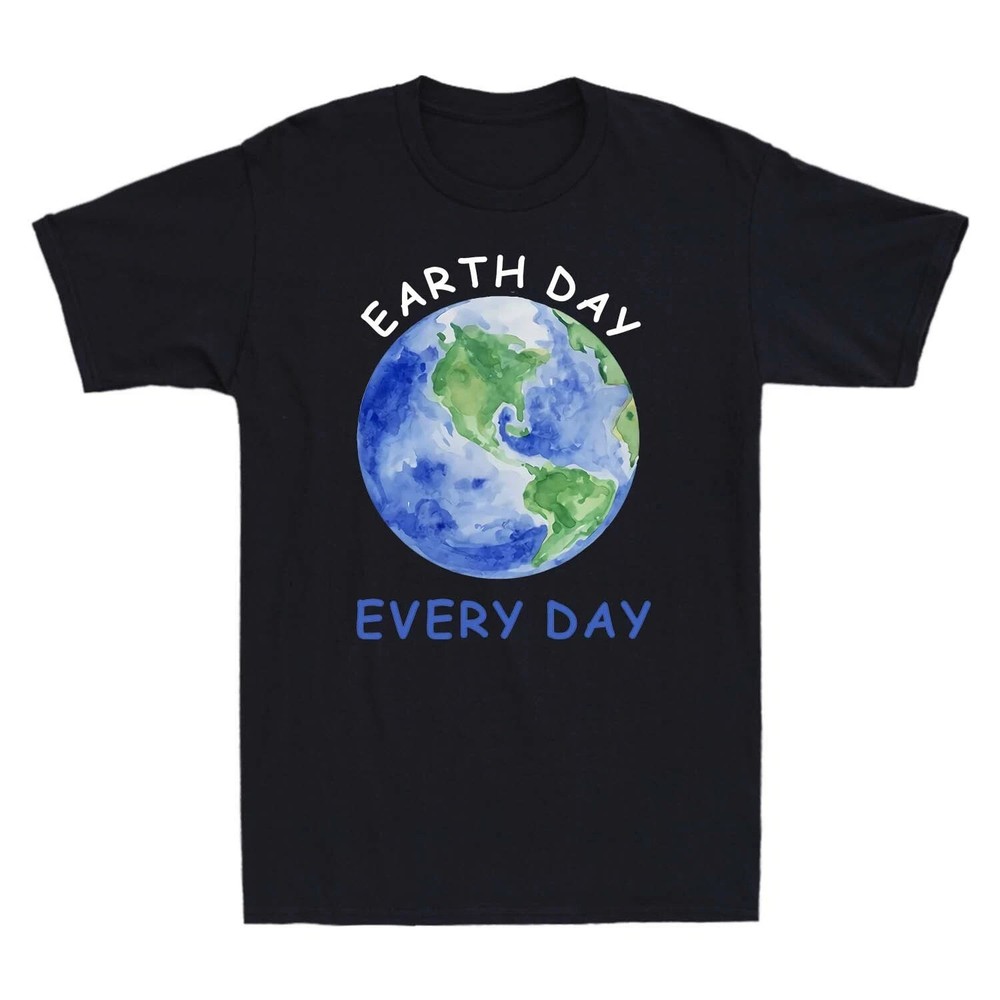 Earth Day Save The Planet Men T Shirt Eco Friendly Environmental Cotton Tee