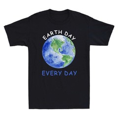 Earth Day Save The Planet Men T Shirt Eco Friendly Environmental Cotton Tee