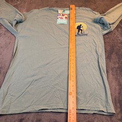 ComfortWash Hanes Breckenridge Colorado Hiking T-Shirt Green Mens Large NWT
