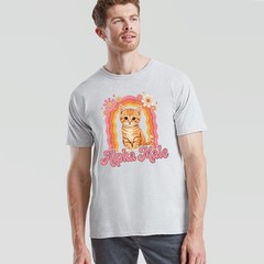 Alpha Male Cat Kitten Design Humorous Apparel for Men and Women T-Shirt