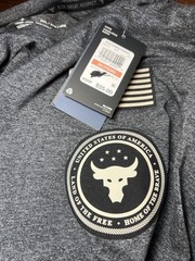 Under Armour Project Rock 3XL Long Sleeve Land of Free Home of Brave NEW W/TAGS