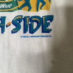 Vintage 1992 Silkworm Salem Cigarette Promo Mens XL White Preowned Graphic Tee