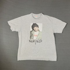 Supreme Nast Naz Shirt Mens Size Large Gray Streetwear Fashion