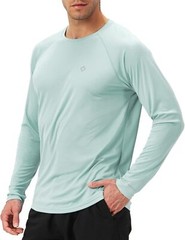 Men’s Rash Guard Swim Shirt UPF 50+ Long Sleeve Quick Dry Lightweight