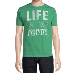 Way To Celebrate St. Patricks Day Mens Life Of The Paddy Tee 2XL 50-52 New Green