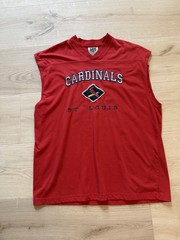 Men’s Vintage St. Louis Cardinals Lee Sport Shirt XL Sleveless Embroidered