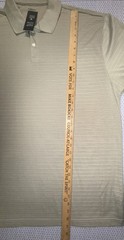 Van Heusen Mens size XL Polo Shirt Short Sleeve Beige NWT