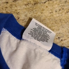 Vintage? New York Raglan Shirt Mens XL Badger Sport Blue White Jersey Y2K
